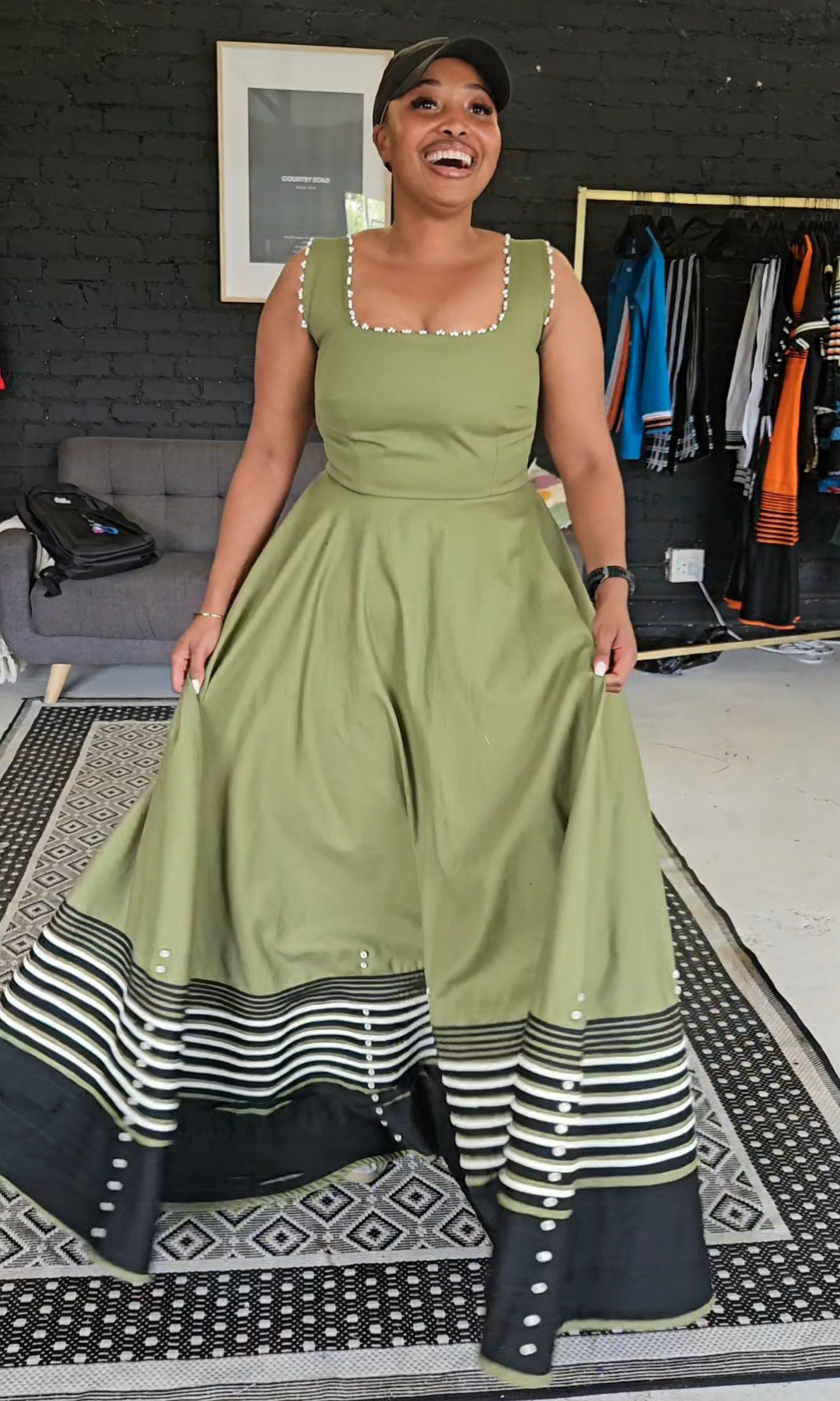 GG Olive dress